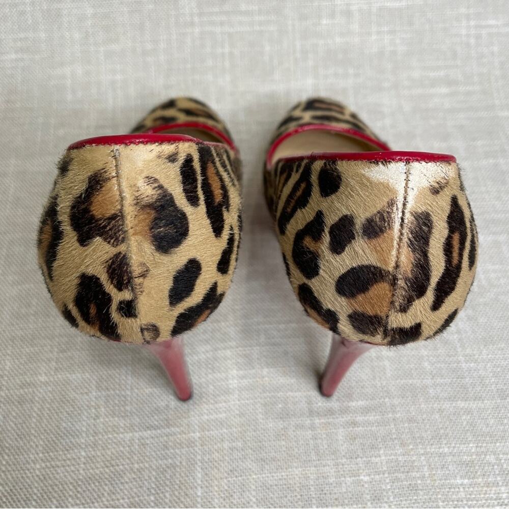 Charlotte Olympia Polly Leopard Calf Hair Pumps - Picture 10 of 14
